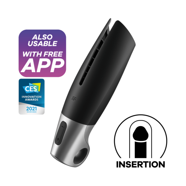 Satisfyer - Power Masturbator - App Controlled - Nero