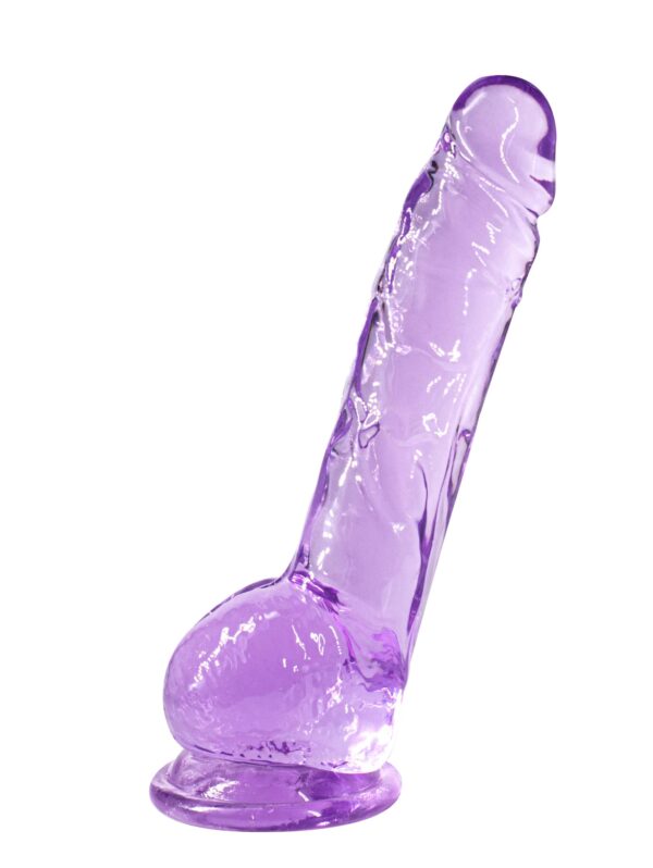 Lola Games - Dildo Trasparente Luminous - Viola