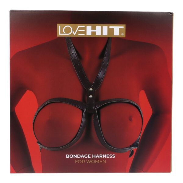 Love Hit by Virgite - Pettorale Bondage da Donna Mod.1 - Nero