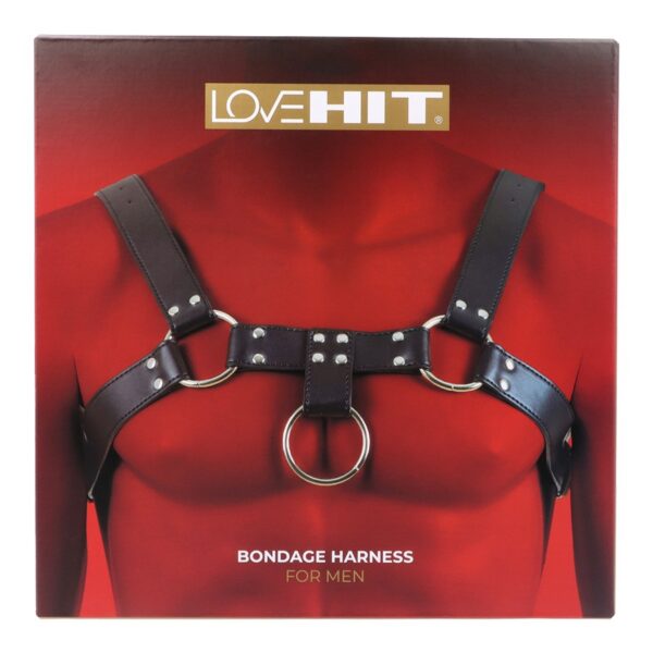 Love Hit by Virgite - Pettorale da Uomo Mod.4 - Nero