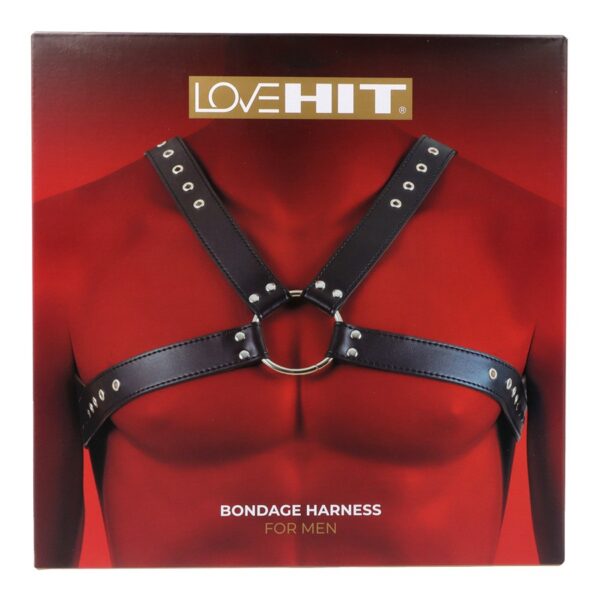 Love Hit by Virgite - Pettorale da Uomo Mod.3 - Nero