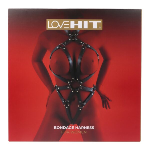 Love Hit by Virgite - Body Harness da Donna Mod.1 - Nero