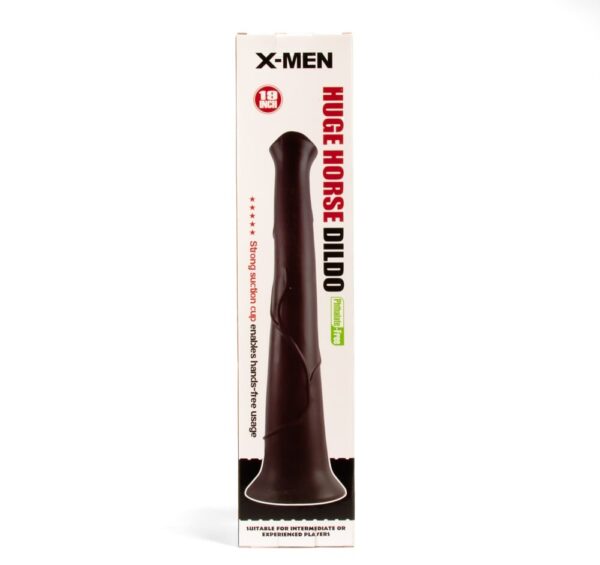 X-MEN Huge Horse Dildo 19 inch Black