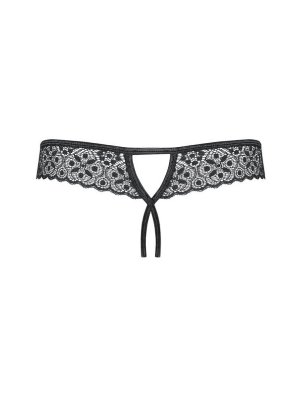 Shibu crotchless thong black  S/M