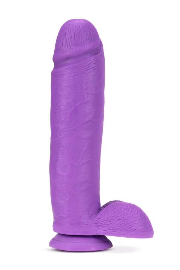 NEO 11 INCH DUAL DENSITY DILDO NEON PURPLE