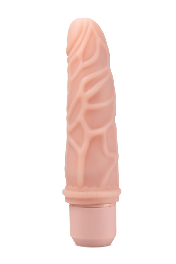 DR. SKIN SILICONE DR. ROBERT 7 INCH VIBRATING DILDO BEIGE