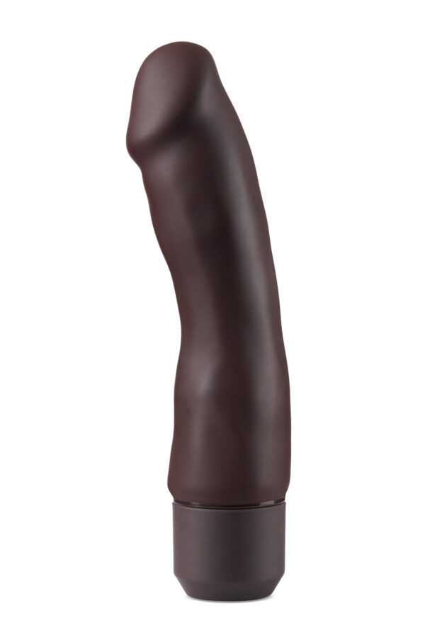 DR. SKIN SILICONE – DR. STEVE 7 INCH VIBRATING DILDO BROWN