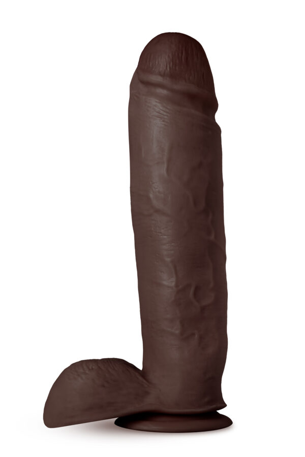 AU NATUREL HUGE 10 DILDO CHOCOLATE