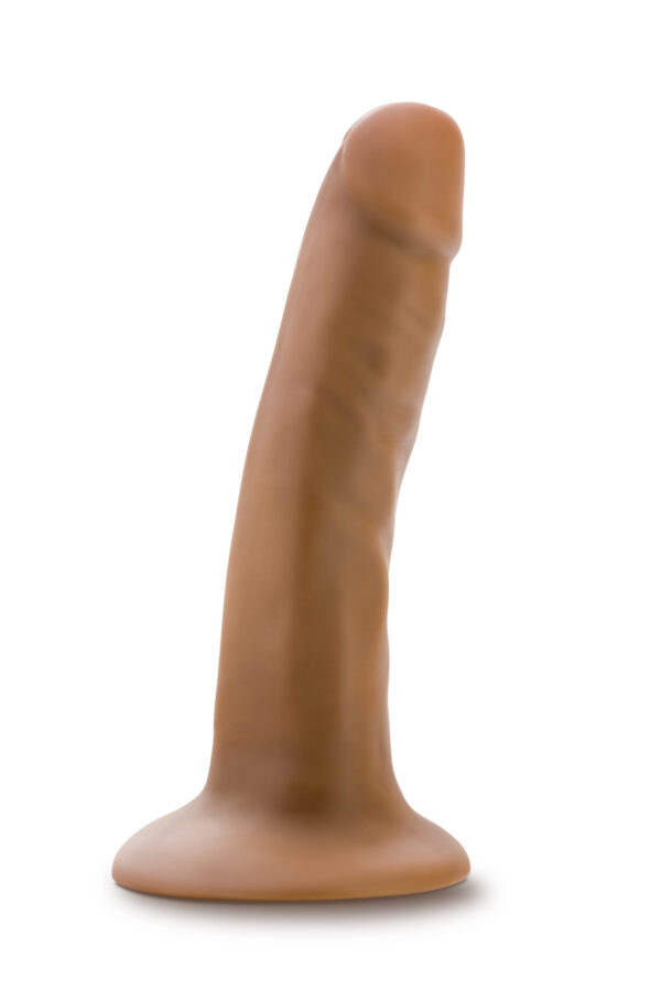 DR. SKIN SILICONE DR. LUCAS 5 INCH DONG WITH SUCTION CUP MOCHA