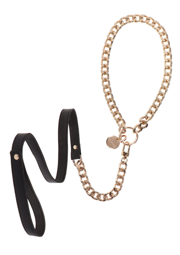 Statement Collar and leash Rose Gold