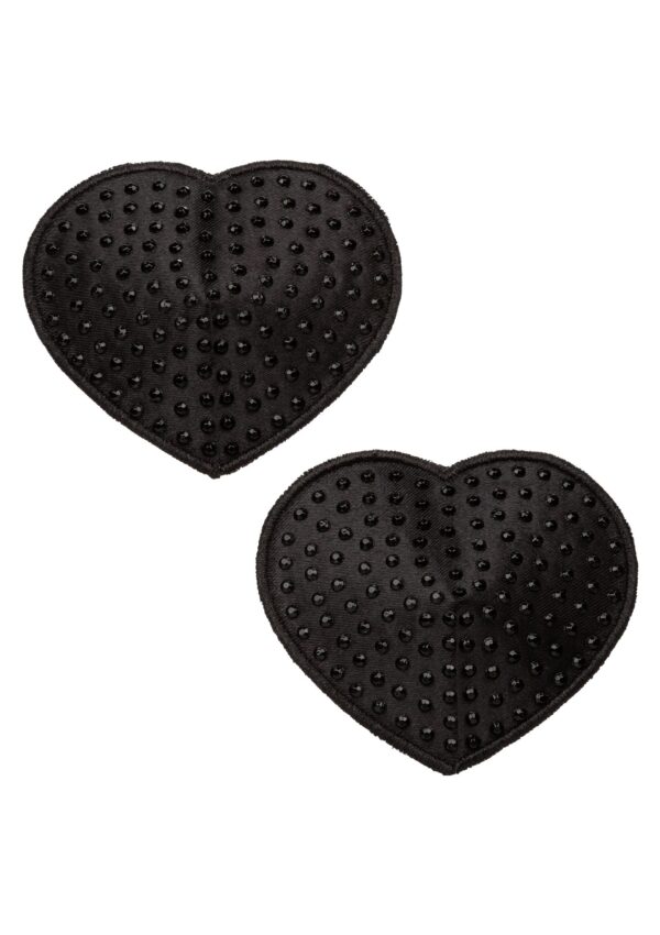 Heart Gem Pasties Black