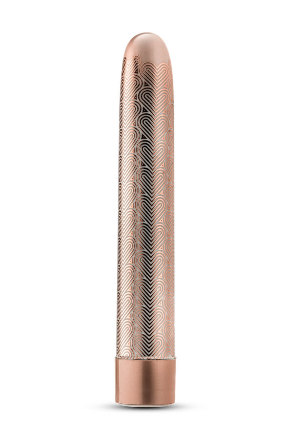 THE COLLECTION LATTICE 7 INCH RECHARGEABLE VIBE ROSE GOLD