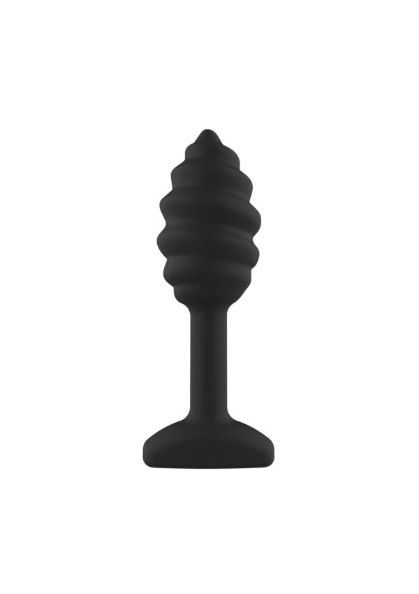 Swirl Anal Plug Black