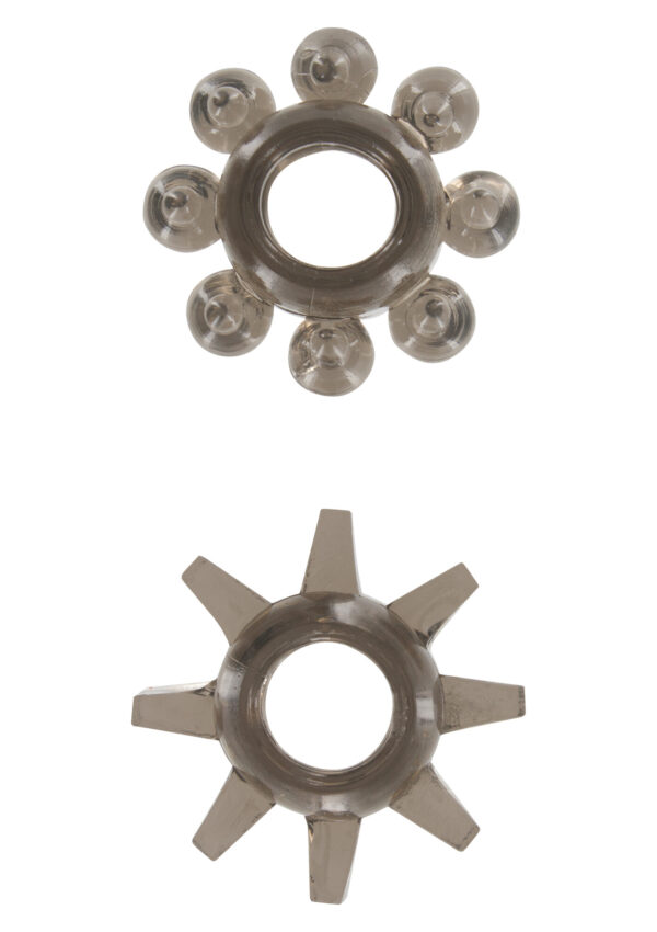 Power Stretchy Rings 2Pcs Grey