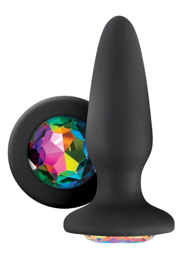 Glams Gem Plug Black rainbow