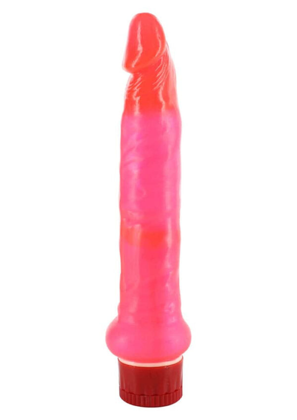 Jelly Anal Slim Jim Vibrator Pink