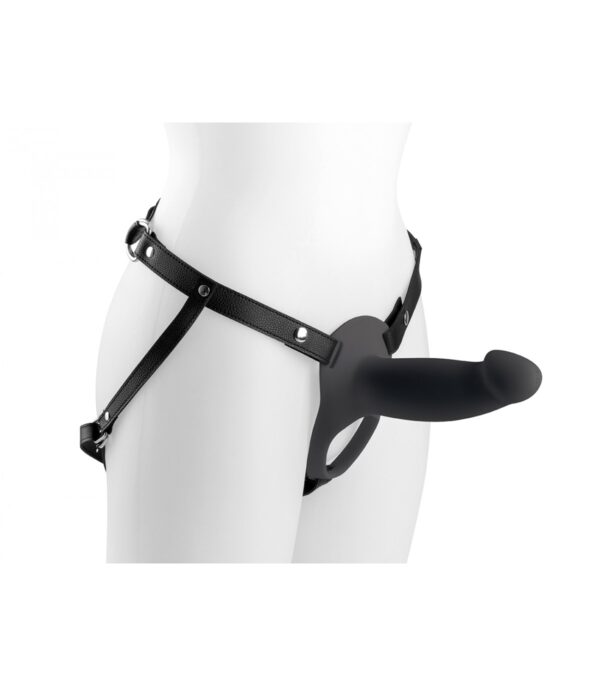 Virgite Strap-On Cavo Vibrante H4 - Taglia L - Nero