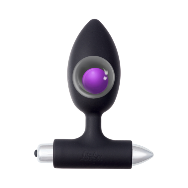 Lola Games - Plug Anale con Pallina in Metallo Perfection - Nero