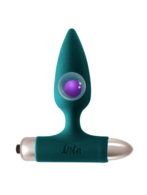 Lola Games - Plug Anale Vibrante con Pallina in Metallo Glory - Blu