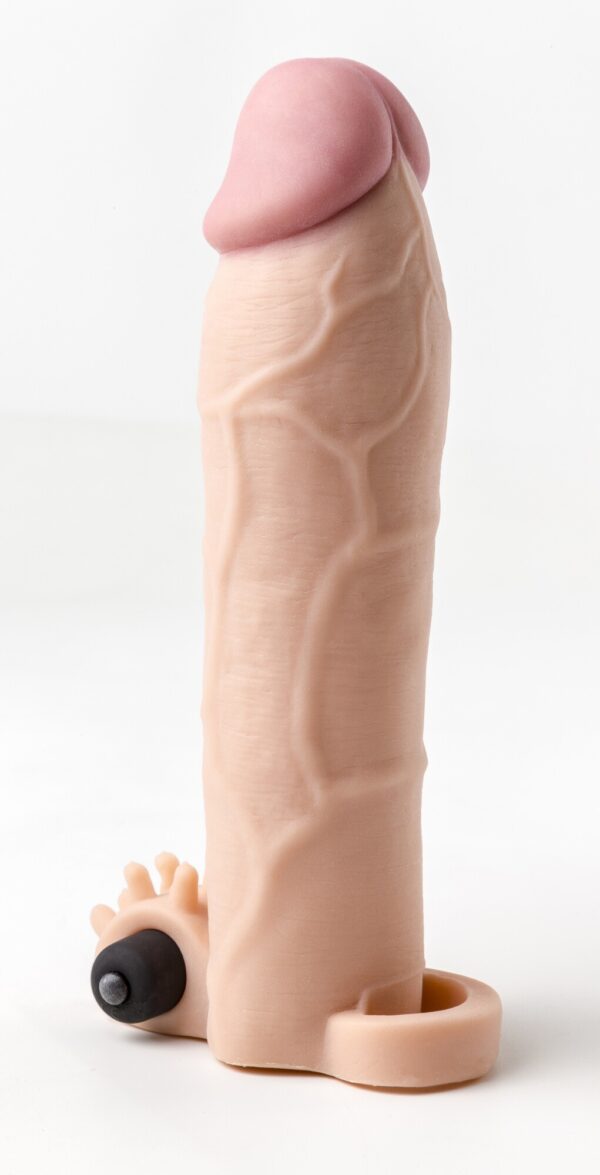 Virgite - Guaina Pene Realistica Vibrante S6 - 8 - Color Carne