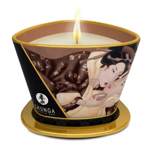 Shunga - Candela da Massaggio al Cioccolato - 170 ml