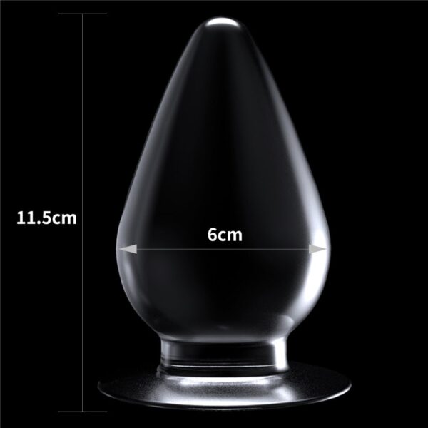 4.5''  Flawless Clear Anal Plug