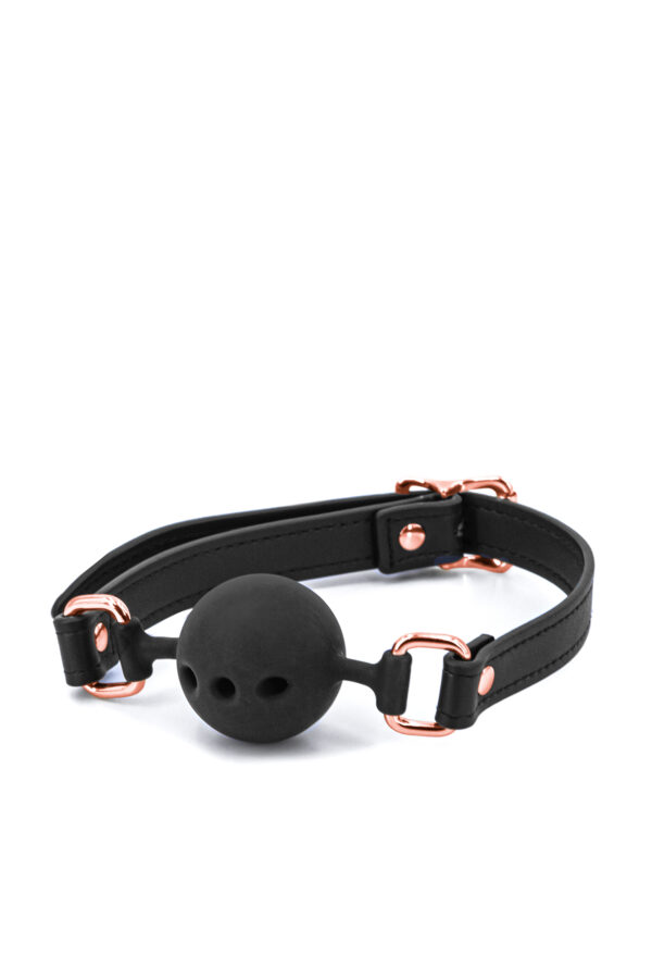 BONDAGE COUTURE BALL GAG  BLACK