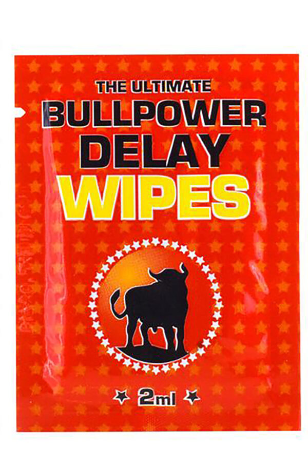 BULL POWER WIPES DELAY SACHETS 6X2ML