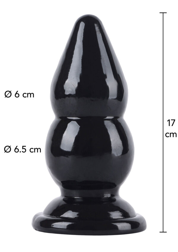 Buttplug Balls Large 17cm Black