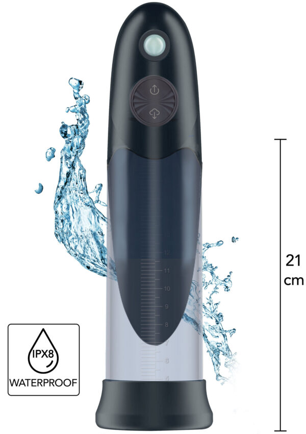 Automatic Aqua Penis Pump Black