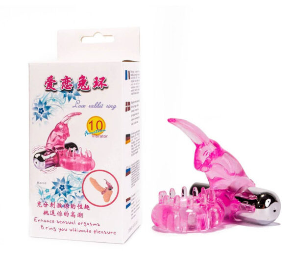 Cock Ring with Bullet vibrator Pink