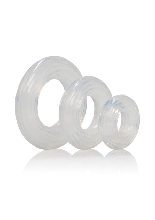 Premium Silicone Ring Set Transparant