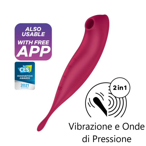 Satisfyer - Twirling Pro + App Controlled - Rosso