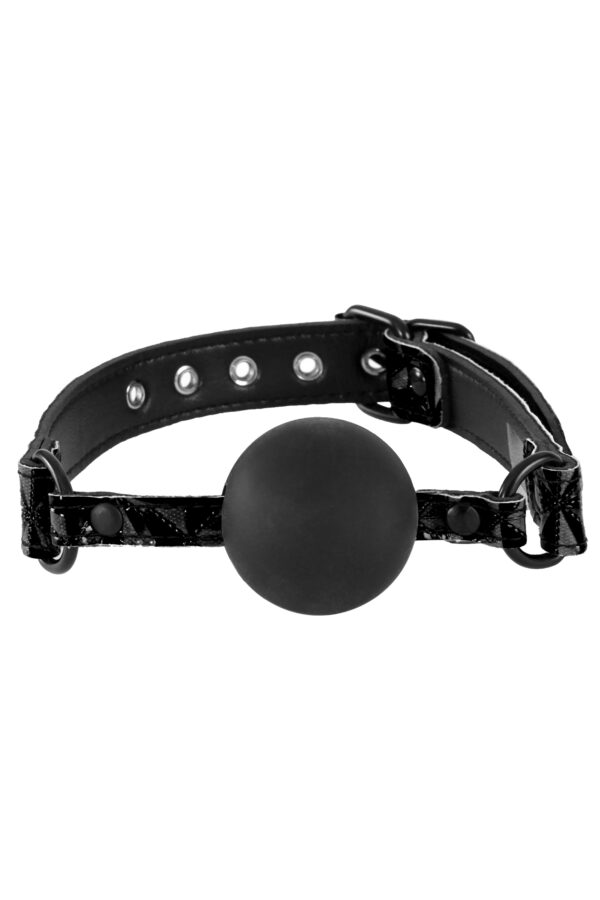 SINFUL SOFT SILICONE GAG BLACK