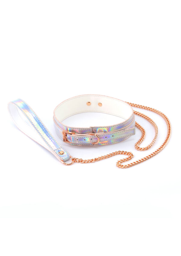 Cosmo Bondage Collar & Leash Multicolor