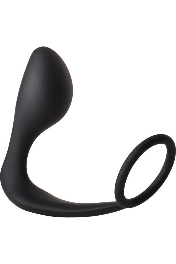 FANTASSTIC ANAL PLUG WITH COCKRING BLACK