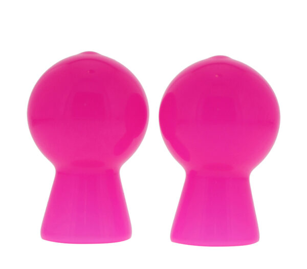 NIPPLE SUCKER PAIR IN SHINY PINK